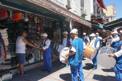 Davul- zurna ekibinden esnafa ’Kırkpınar’ daveti